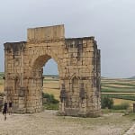 day trips from fez. volubilis roman ruins